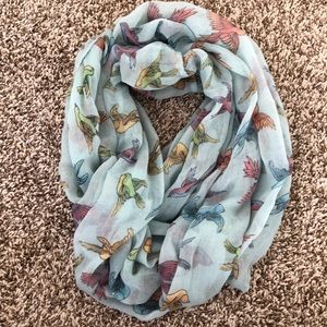 Colorful Bird Infinity Scarf